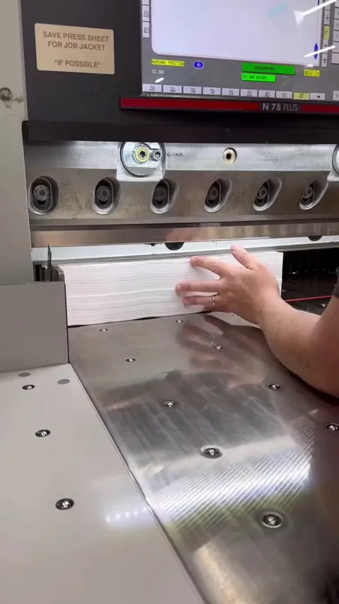 The paper guillotine.