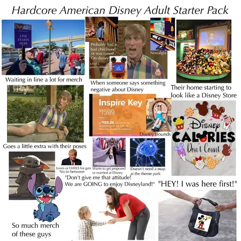 Hardcore American Disney Adult Starter Pack