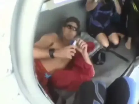 In 2008, American stunt performer Travis Pastrana jumps out of plane without a parachute and took skydiving to whole new level