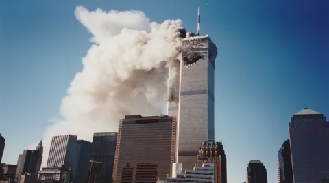 Never before seen 9/11 photo, discovered in a photo book I received from a late relative. The photos have never been digitized nor seen by anyone other than her — until now.