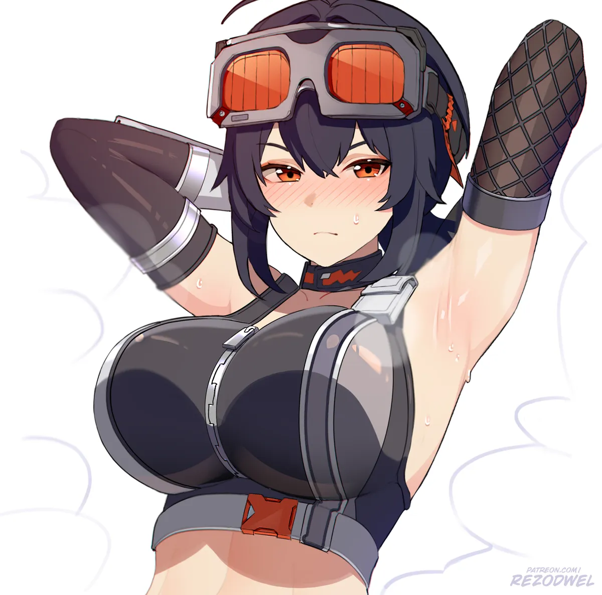 Would never get tired of the scent of Grace's armpussy