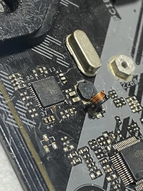 Capacitor snapped while cleaning. Is there a way to safely solder it back on?