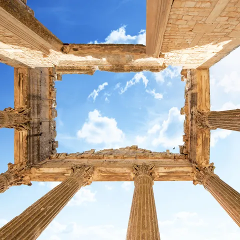 ITAP of a Roman ruin in Tunisia