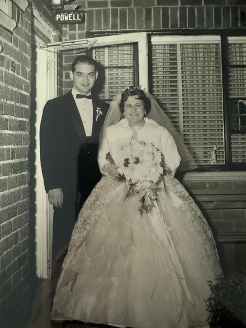 My grandparents wedding, 1959.
