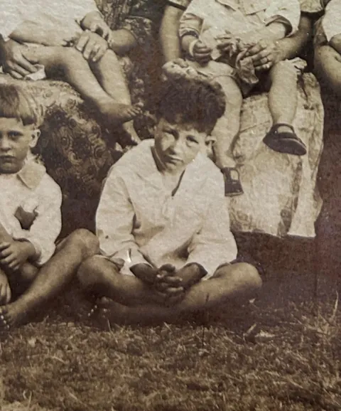 My great uncle Clark, who died when their dugout house collapsed.