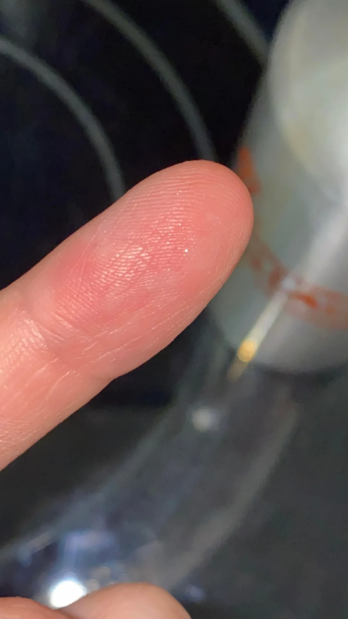 Got free water bottle. Excited to use it. Metallic flakes shedding on the inside.