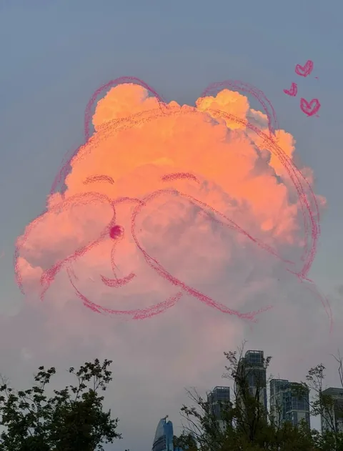 Cloud bear spotted! ☁️🐻