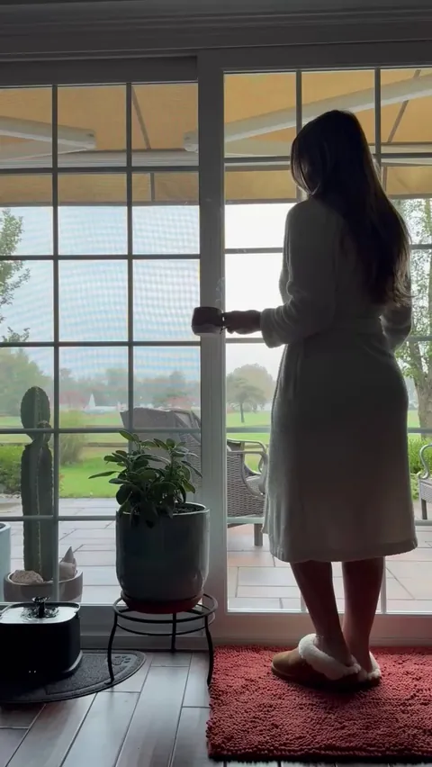 A rainy day, &amp; a full moon!