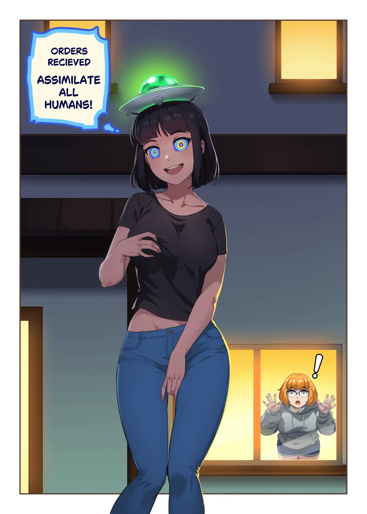 An Alien Possessed my Roommate Pages 1-14