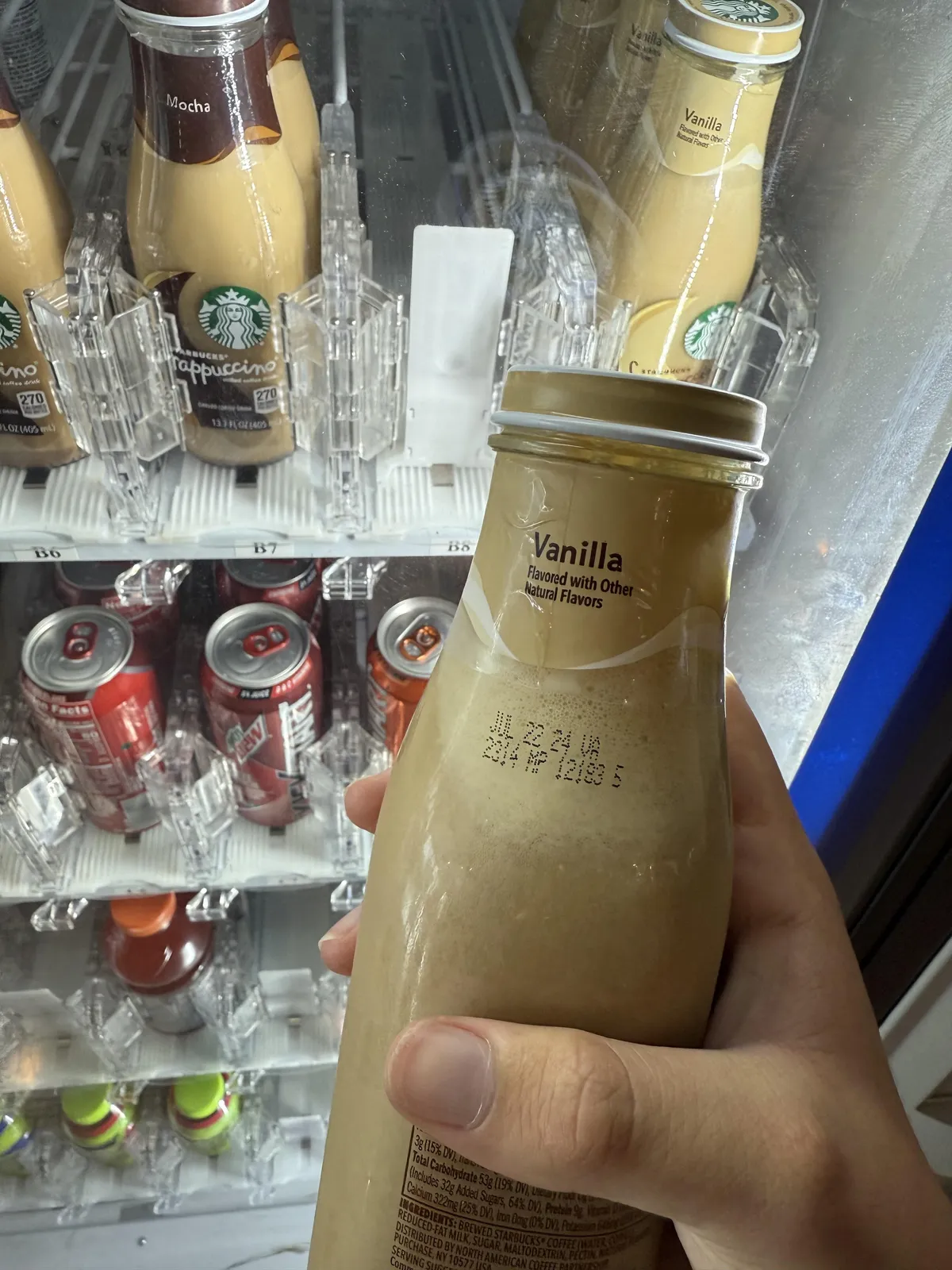 Vending machine at my university served me an expired drink