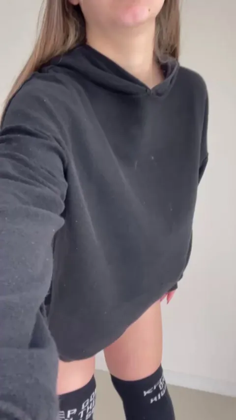 My sweatshirt was hiding those twins from you