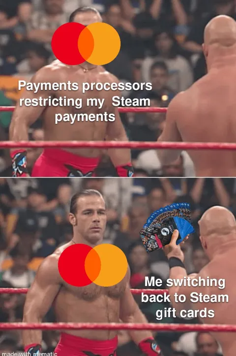 Screw Mastercard and Visa