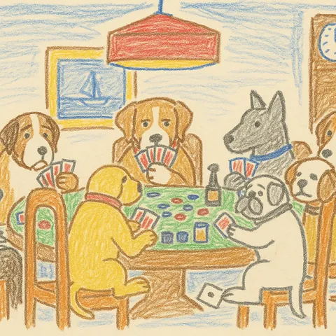 Turn this image into a drawing a 5 year old would make