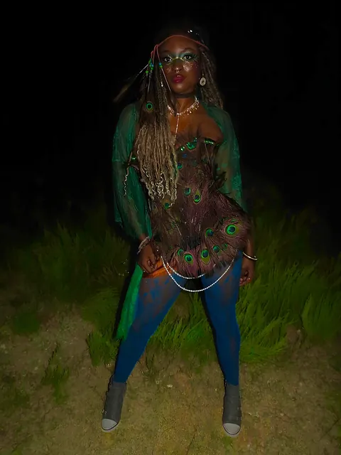 Just wanted to show off my peacock inspired makeup look. 🦚