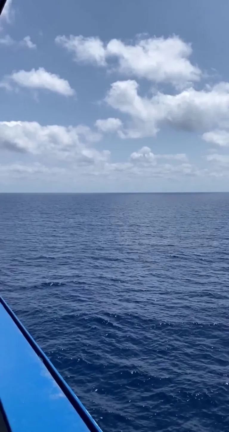 The passengers loved this view