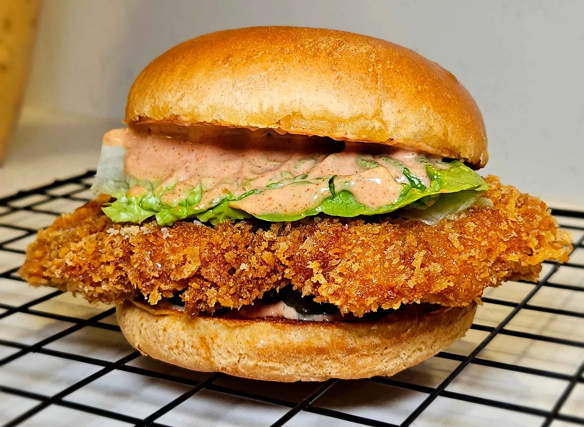 Fried chicken sandwiches [homemade]
