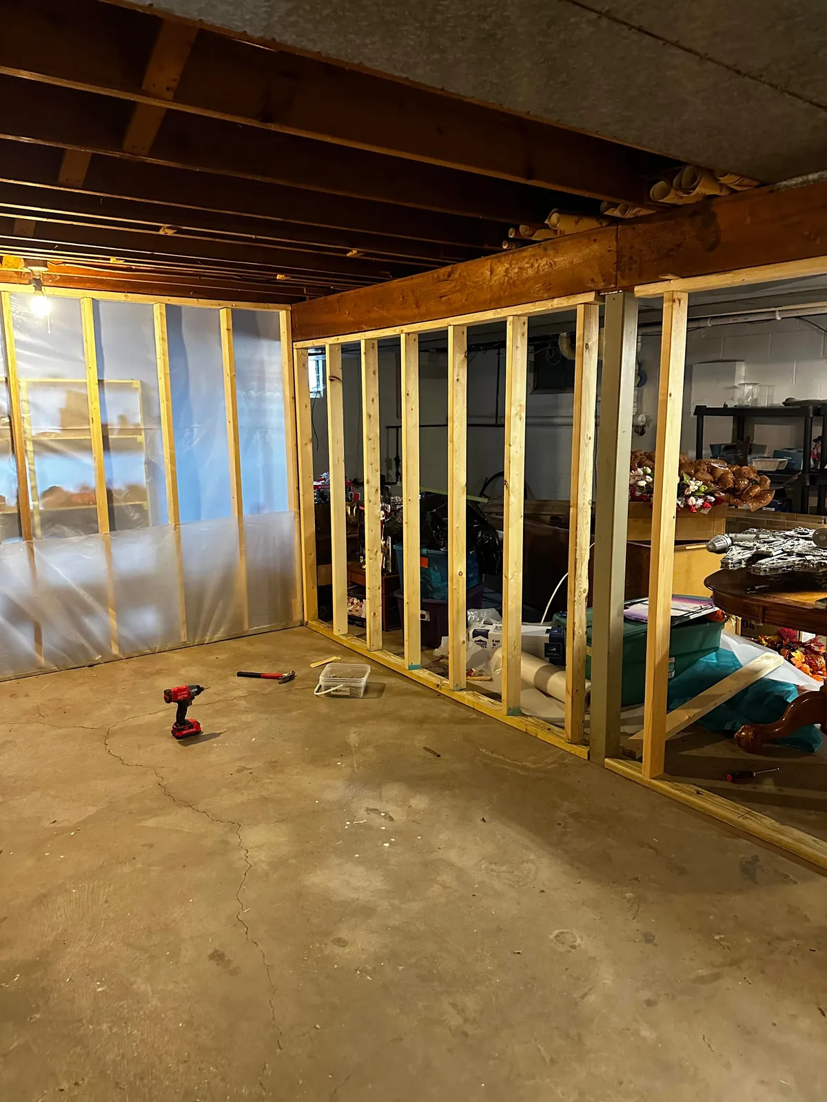 I finished a portion of my basement