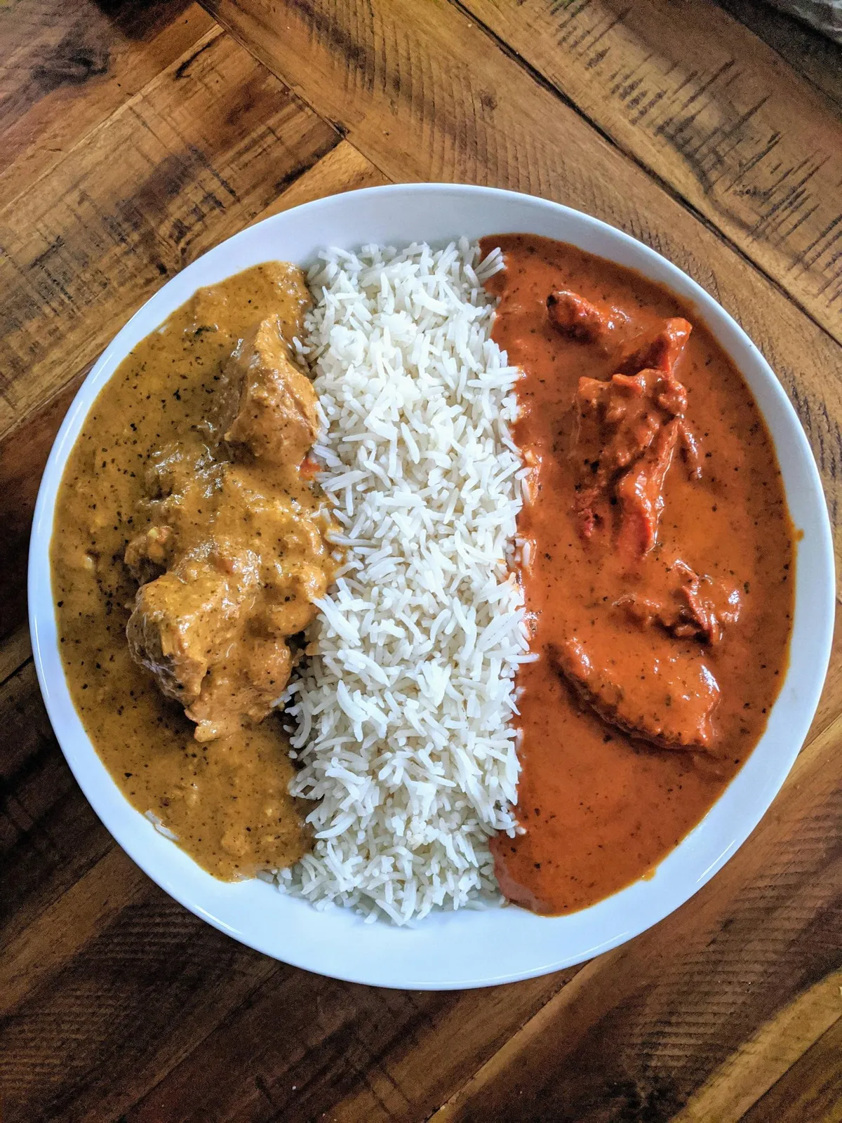 [I ate] Chicken Korma and Butter Chicken