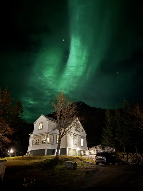 ITAP of my house beneath the northern lights