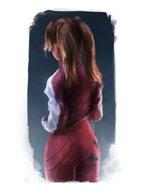 My fanart of Asuka from Neon Genesis Evangelion Rebuild