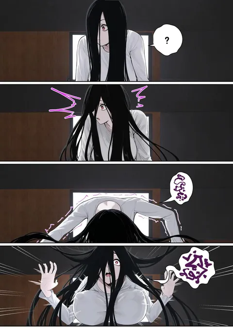 Regarding Sadako Getting Stuck On A Computer Screen [pz-x]