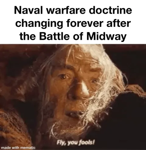 The tide had been changing already (Battle of the Coral Sea) but Midway sealed the dead
