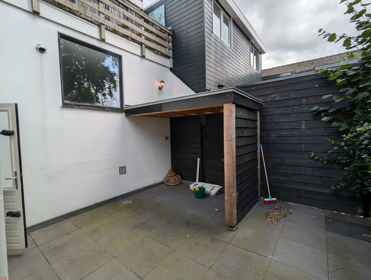 Took out the pavers to create a little patch of heaven