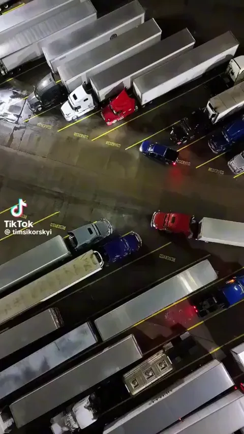 Slippin It In At The Truck Stop