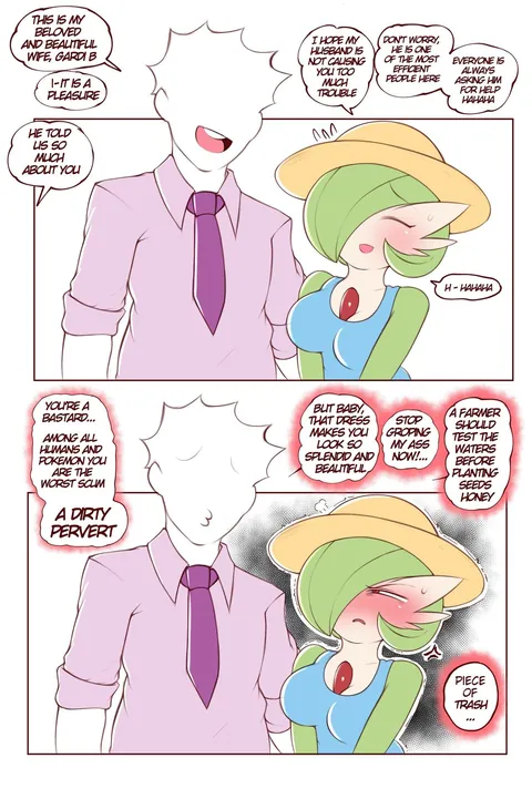 [Artist: SaltyXodium] Gardevoir and her Pervert Husband