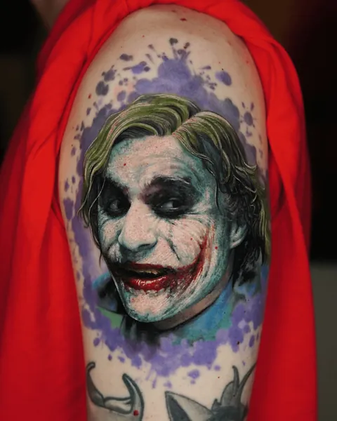 11 year old Joker (not by me) fixed by (me) John Embry at Muse &amp; Myth Louisville KY