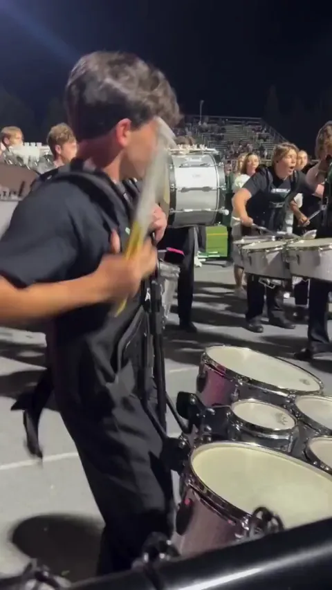 That Drummer guy is amazing while he is upside down