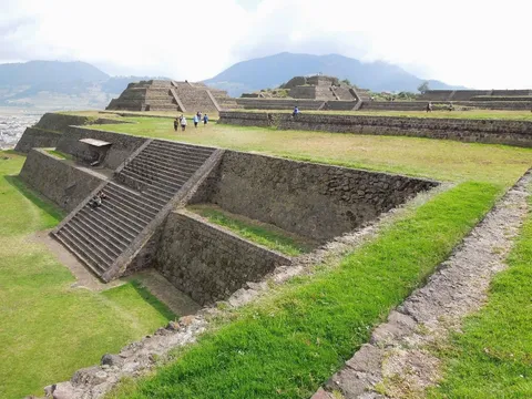 Teotenango. One of the best preserved and not famous archeological zones in Mexico