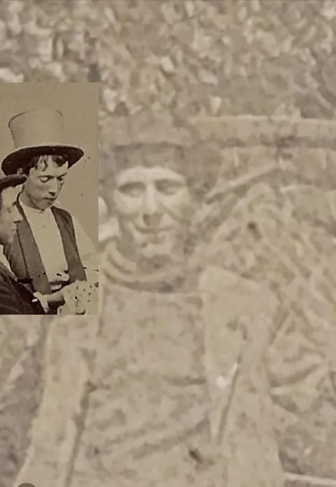 Possible never before seen Billy The Kid and Doc Surlock photo.