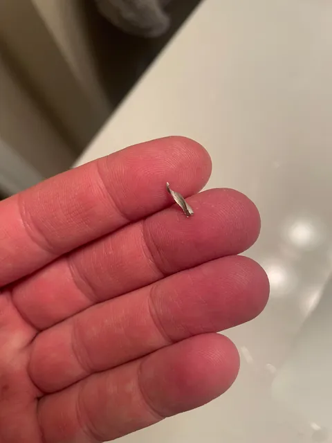I had this piece of aluminum in my hand since December 10th.  After many attempts, I finally got it out today. 