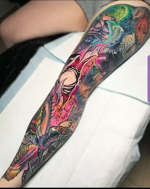 Almost complete leg! Artist Isnard Barbosa, Dublin, Ireland