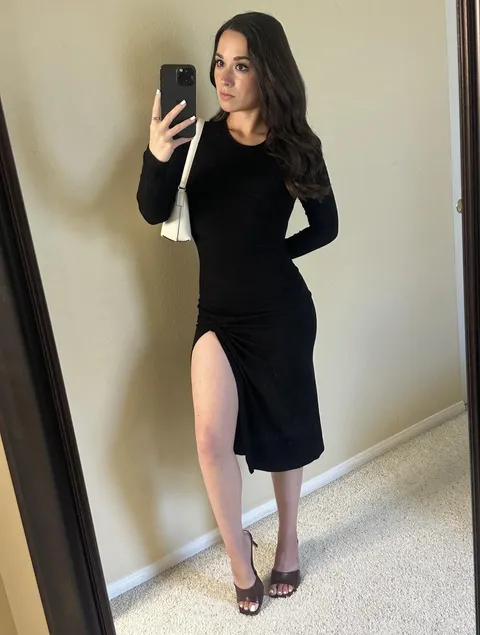 Dressing up and going out.