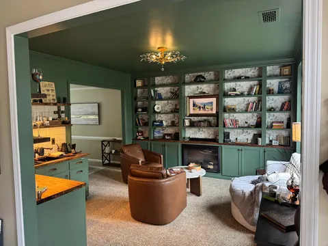 First Home and First Project- The Reading Room/ Coffee Bar