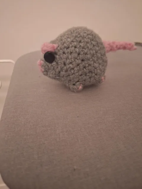 Tried to crochet a rat. Must have done too many increases because uhhh...