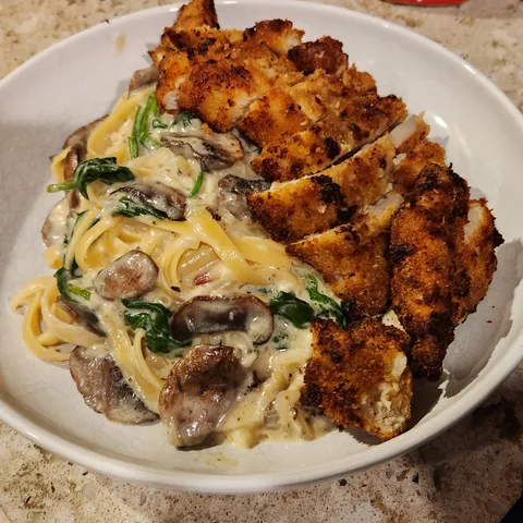 [Homemade] Chicken alfredo