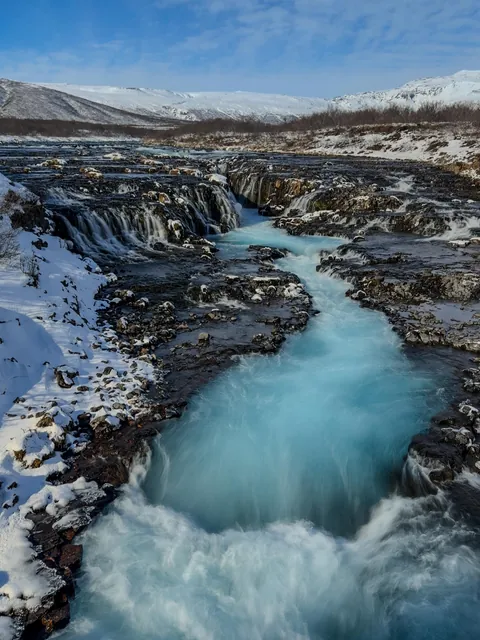 Brúarfoss, Iceland [OC] [2160 x 2880]