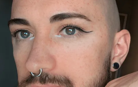 before &amp; after eyeliner advice from r/MakeupAddiction 🥰