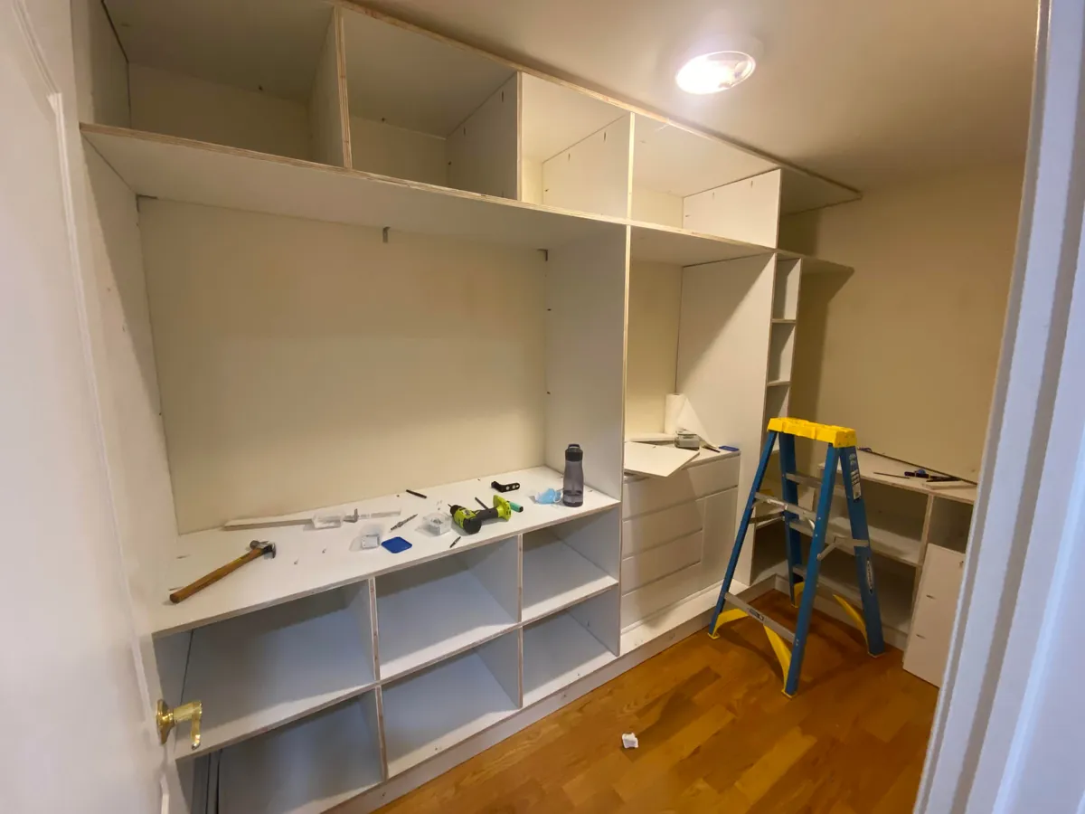 First time DIY project. Built a closet!