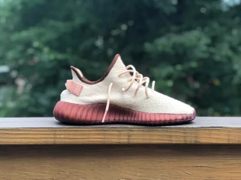 Dipped my Yeezys in synthetic dye back in September a got a similar result to the wine/bleach guy.