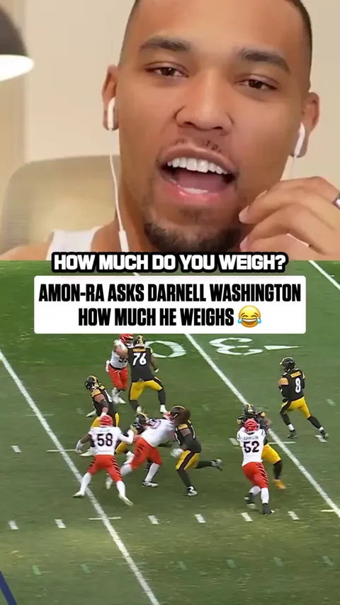 [Highlight] Steelers TE Darnell Washington admits he weighs 311 pounds