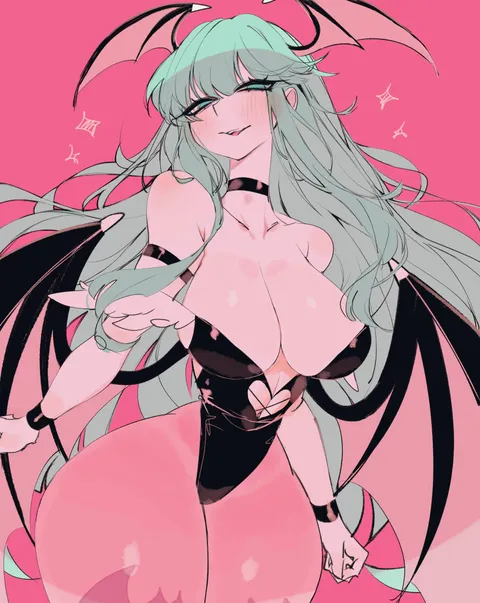 Morrigan's devilish smile