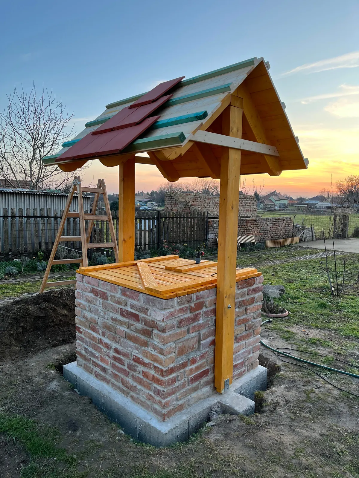 My garden well project