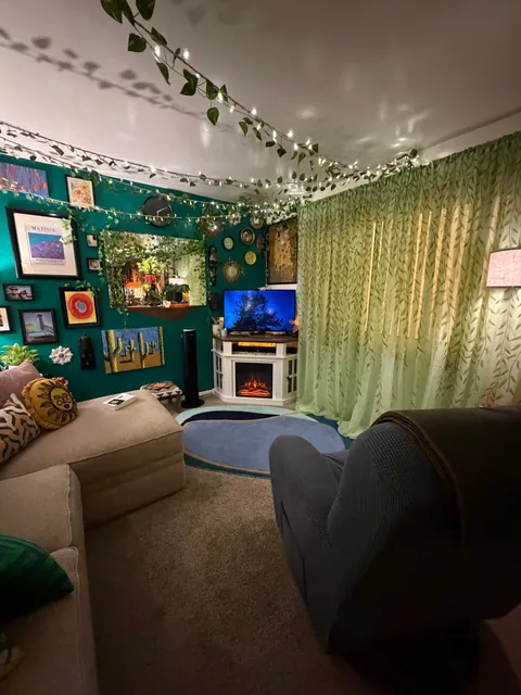 Cozy evening in California.