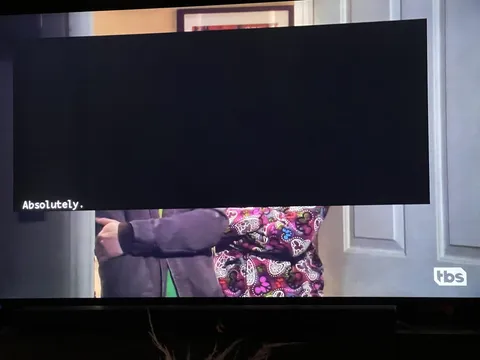 Need to use closed captioning 📺