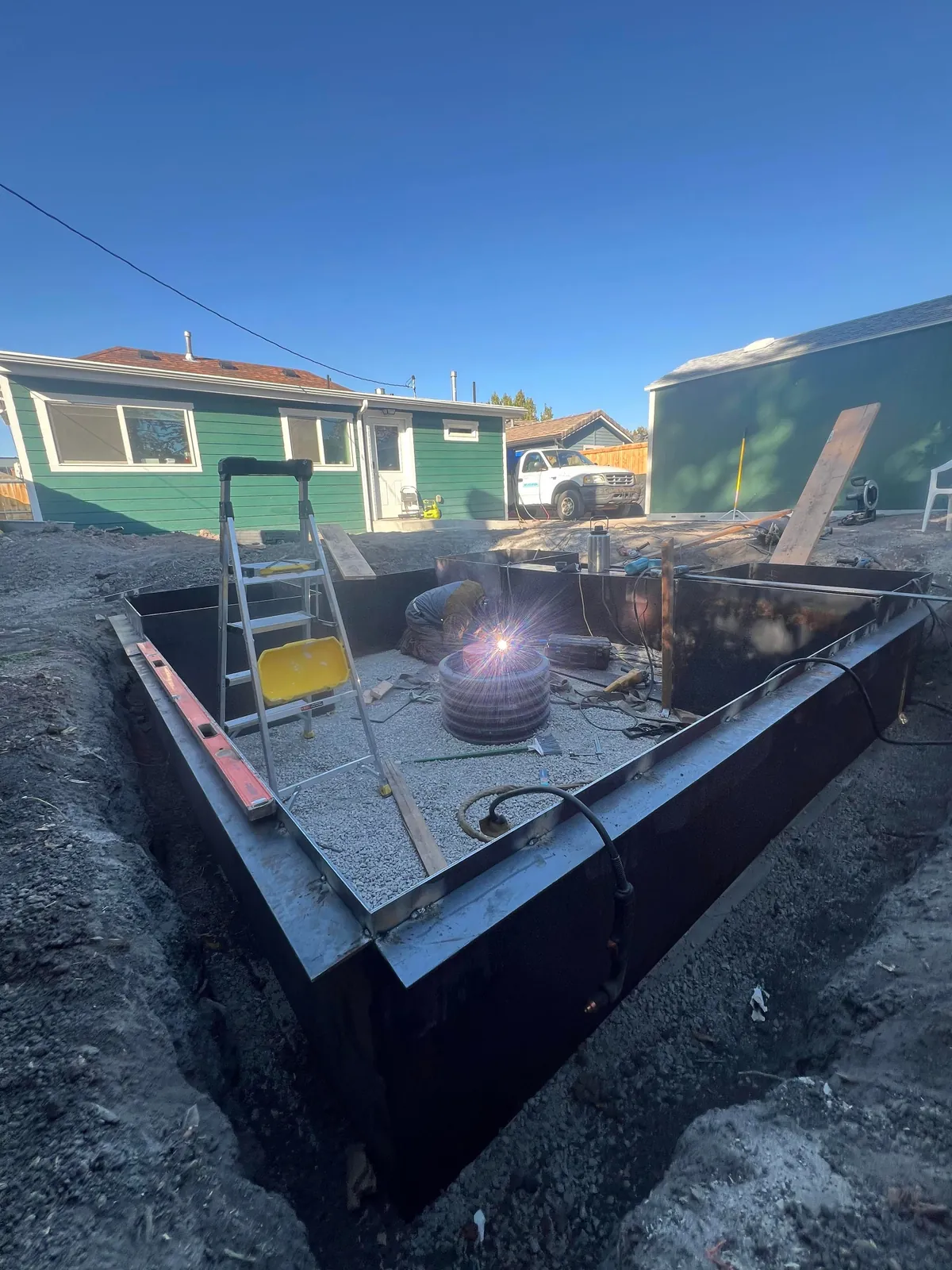 Backyard Sunken Fire Pit – Finally Done After 8 Months