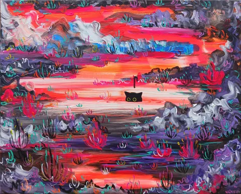 Into the Void, Acrylics, Vallancet, 2025